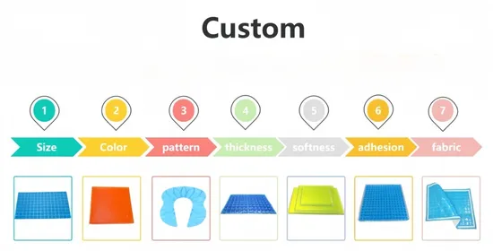 Gel-Lendenkissen, Gel-Stützkissen, Rückenstützkissen