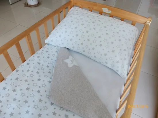 Baby-Bettwäsche-Set für Mädchen, 100 % Baumwoll-Jersey