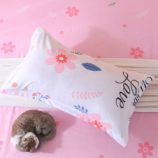 2/3/4PCS Familie Set Blatt Bettbezug Kissenbezug Junge Zimmer Flache Blatt Bettwäsche Set